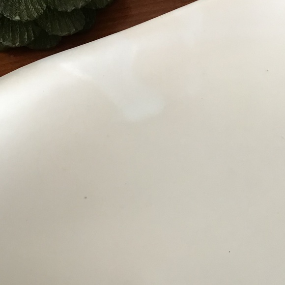 Large Vintage McCoy Footed Bowl Wavy Pedestal Plate Pottery Art Deco MCM - Picture 14 of 16